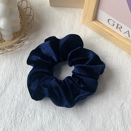 Hot Hair Ring 46 Color Gold Velvet Large Intestine Hair Ring Head Flower Hair Scrunchies