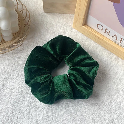 Hot Hair Ring 46 Color Gold Velvet Large Intestine Hair Ring Head Flower Hair Scrunchies