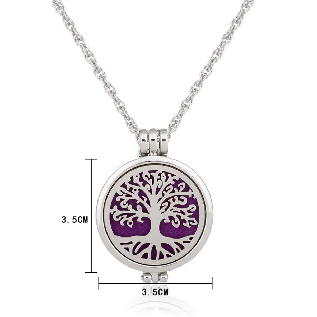 Hot Sale Aromatherapy Photo Box  Can Open Stainless Steel Necklace Wholesale