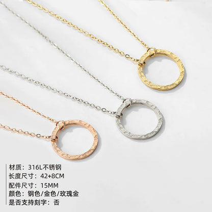 Hot Sale Jewelry Necklace Simple And Delicate Stainless Steel Necklace Short Paragraph Pearl Necklace Wholesale Gooddiy