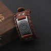 Hot Sale Leather Bracelet Retro Woven Compass Men'S Leather Bracelet Wholesale Nihaojewelry