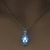 Hot Sale Luminous Cage Fashion Openable Pendant Halloween Luminous Jewelry Alloy Necklace