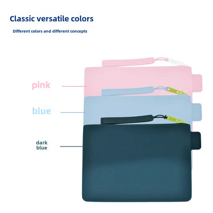 Hot Sale Silicone Storage Bag Cosmetic Bag Portable Travel Silicone Bag Multifunctional Waterproof Silicone Storage Bag