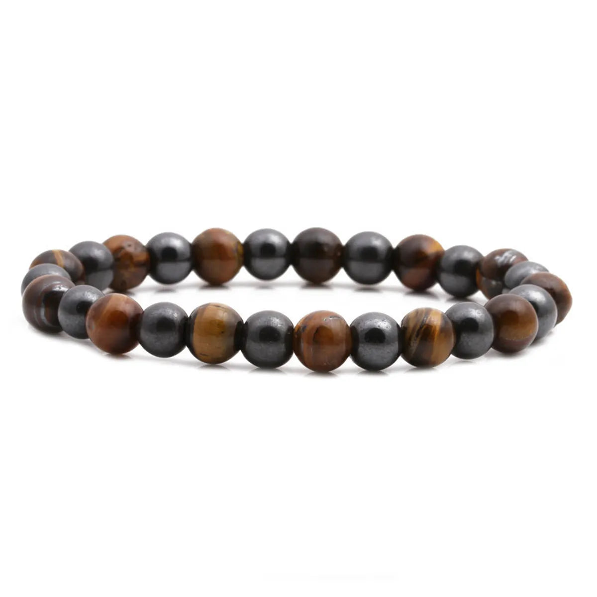 Hot Sale Tiger's Eye Black Gallstone Bracelet Beaded Diy Bracelet Beaded Wholesale Gooddiy