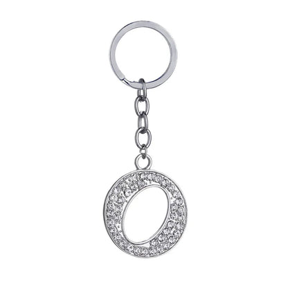 Hot-Selling Fashion 26 English Letters Diamond Keychain  Wholesale