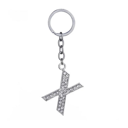 Hot-Selling Fashion 26 English Letters Diamond Keychain  Wholesale