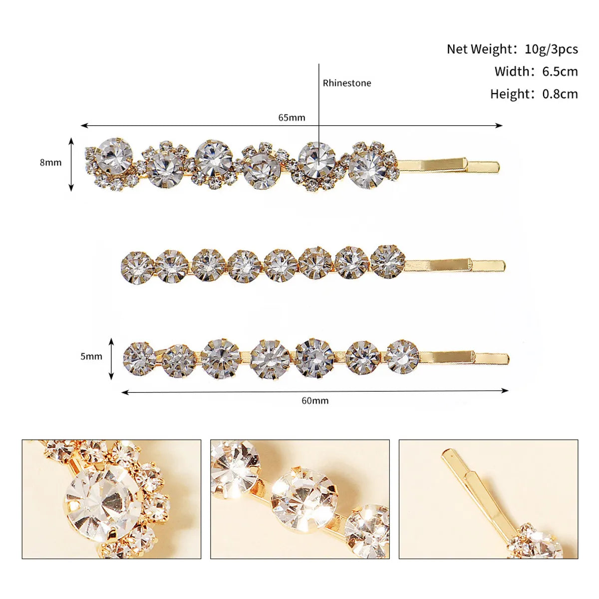 Hot Selling Fashion Diamond Women'S Clip Wholesale