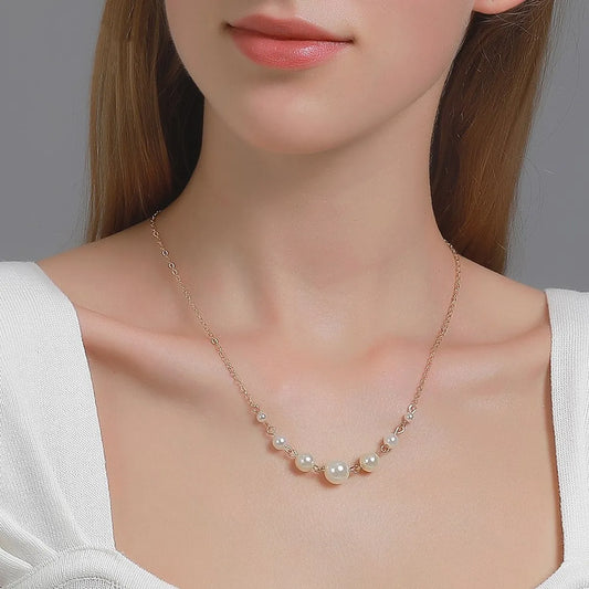 Hot Selling Fashion Simple Pearl Necklace Wholesale