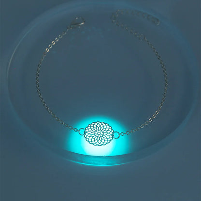 Hot-Selling Luminous Moon Bracelet Creative Simple Civet Cat Fluorescent Anklet Accessories