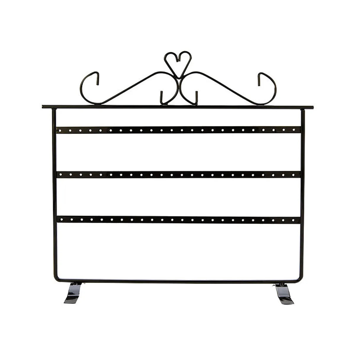 Hot-Selling Three-Tier Iron Display Rack Double-Sided Earring Storage Rack Wholesale Nihaojewelry