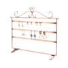 Hot-Selling Three-Tier Iron Display Rack Double-Sided Earring Storage Rack Wholesale Nihaojewelry