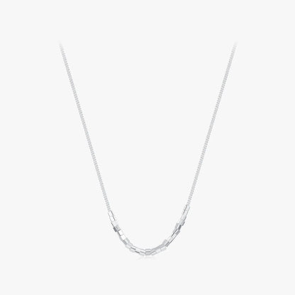 Ig Style Basic Simple Style Geometric Sterling Silver Plating Silver Plated Necklace