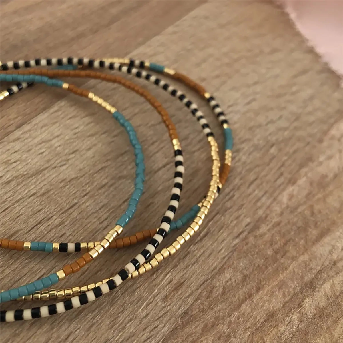 IG Style Bohemian Geometric Mostacilla Glass Wholesale Bracelets