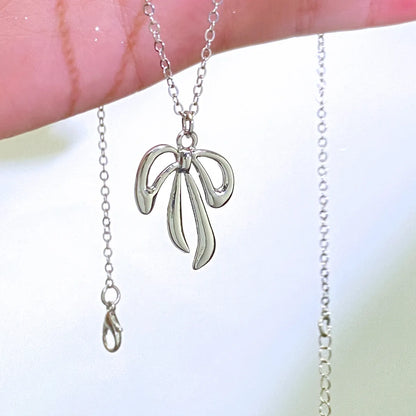 IG Style Bow Knot Alloy Plating Women's Pendant Necklace