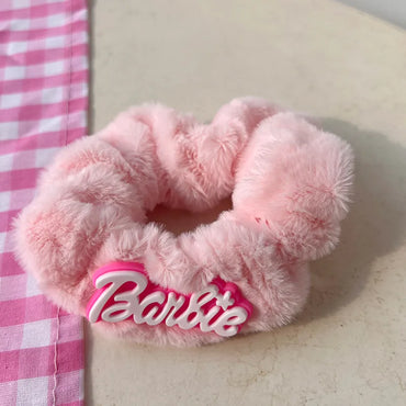 Ig Style Candy  Bow Knot Plush Hair Tie