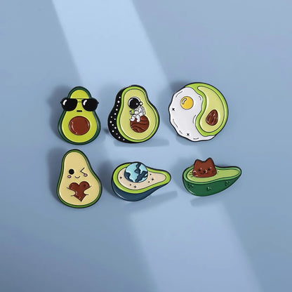 IG Style Cartoon Style Fruit Zinc Alloy Stoving Varnish Plating Unisex Brooches