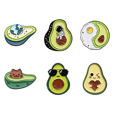 IG Style Cartoon Style Fruit Zinc Alloy Stoving Varnish Plating Unisex Brooches