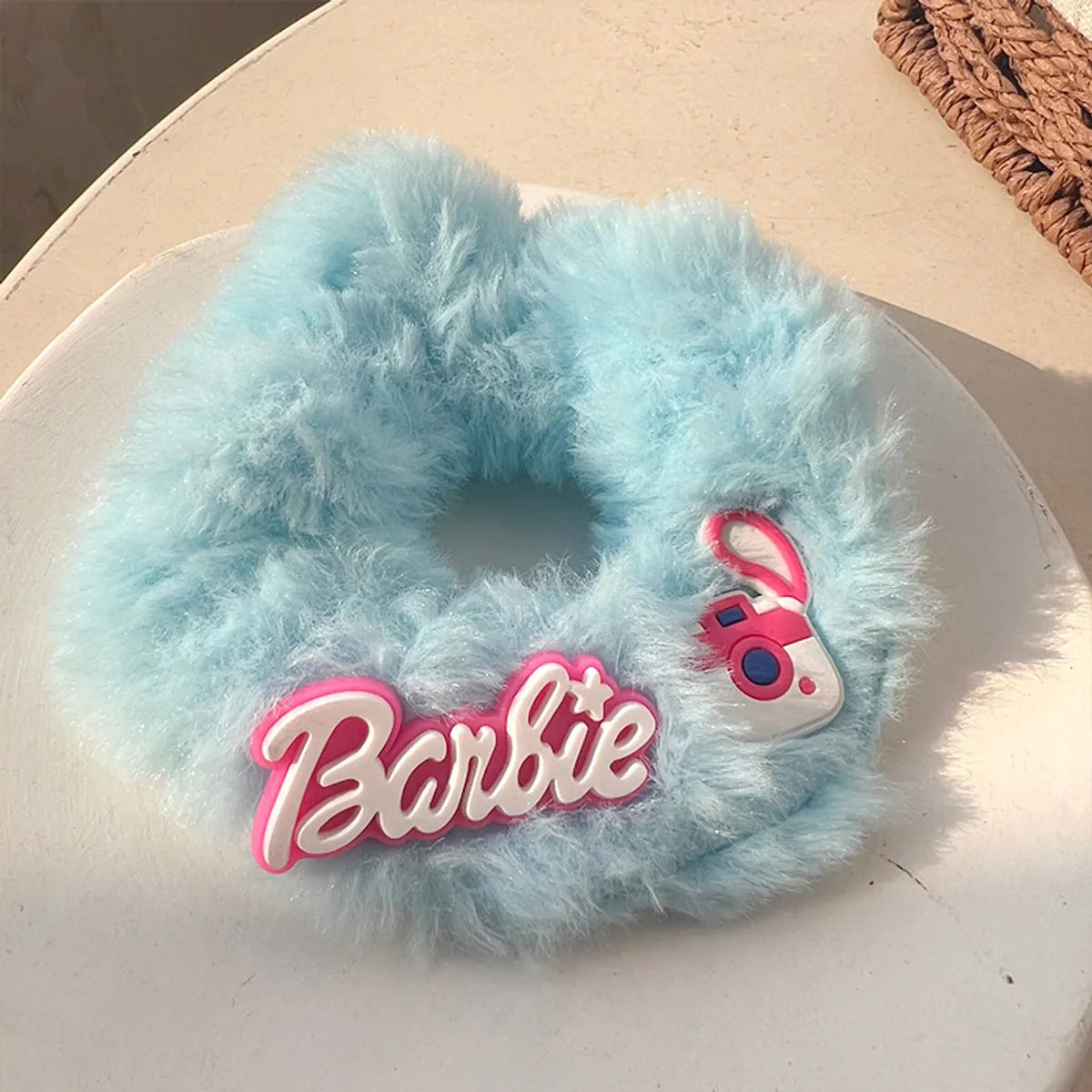 Ig Style Casual Human  Plastic Resin Plush Hair Tie