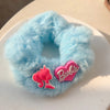 Ig Style Casual Human  Plastic Resin Plush Hair Tie