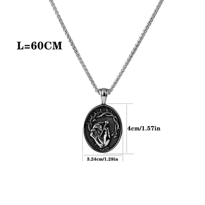 IG Style Casual Modern Style Cross Helmet Airplane 304 Stainless Steel Polishing Men'S Pendant Necklace