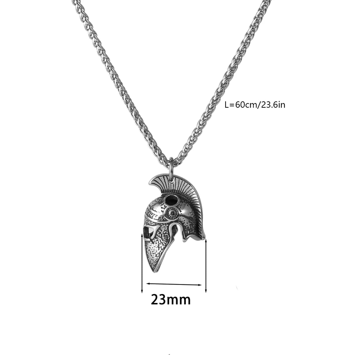 IG Style Casual Modern Style Cross Helmet Airplane 304 Stainless Steel Polishing Men'S Pendant Necklace