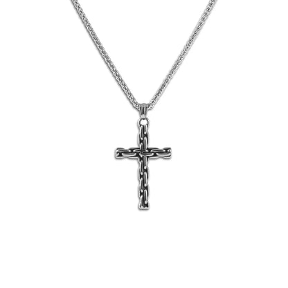 IG Style Casual Modern Style Cross Helmet Airplane 304 Stainless Steel Polishing Men'S Pendant Necklace