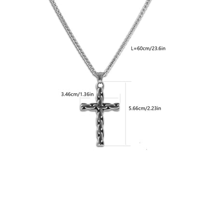 IG Style Casual Modern Style Cross Helmet Airplane 304 Stainless Steel Polishing Men'S Pendant Necklace