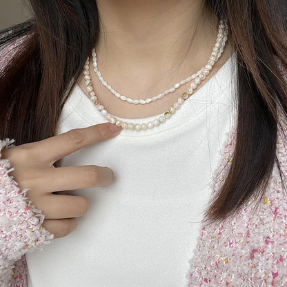 Ig Style Casual Round Beaded Women's Necklace