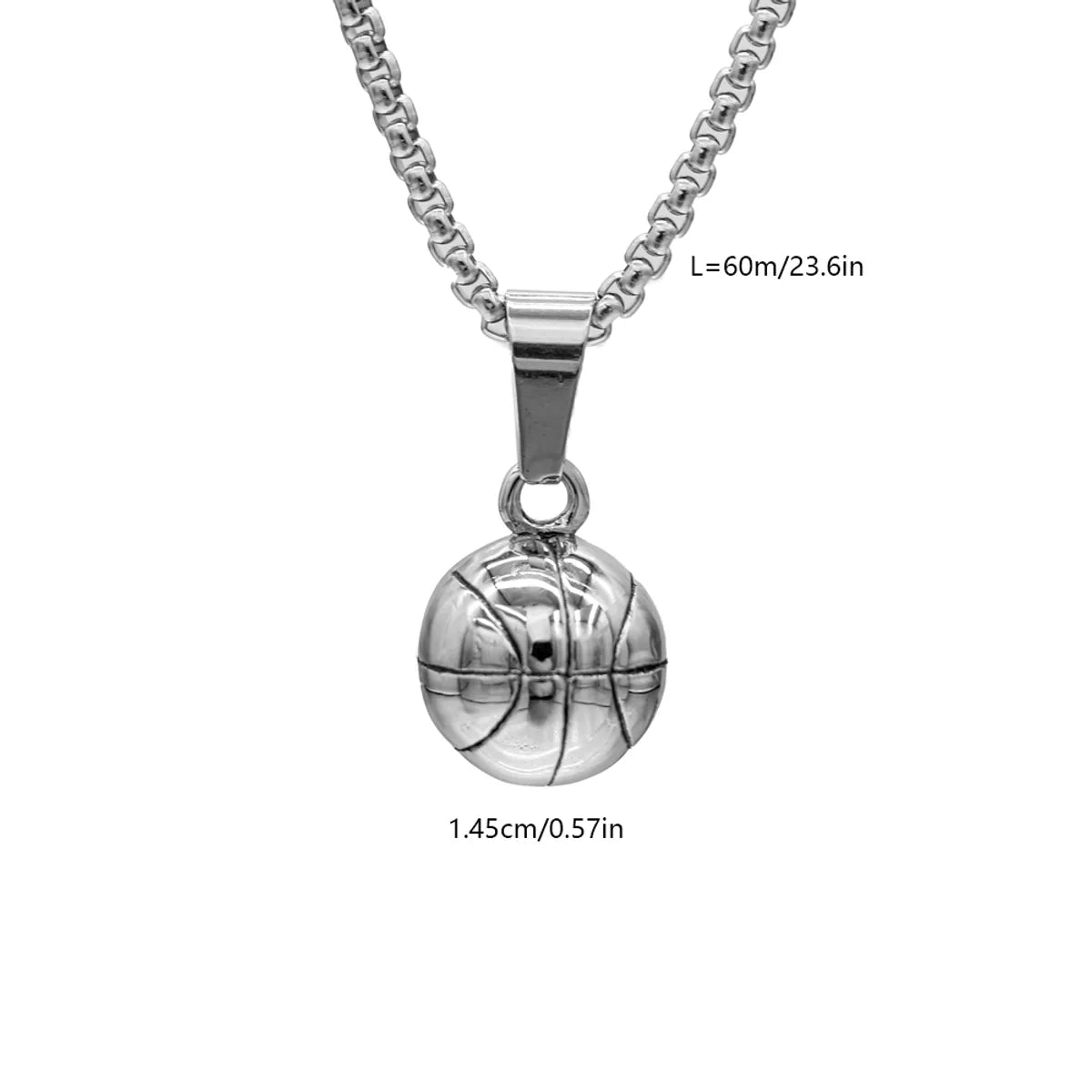 IG Style Casual Sports Cross Angel Heart Shape 304 Stainless Steel Polishing Men'S Pendant Necklace