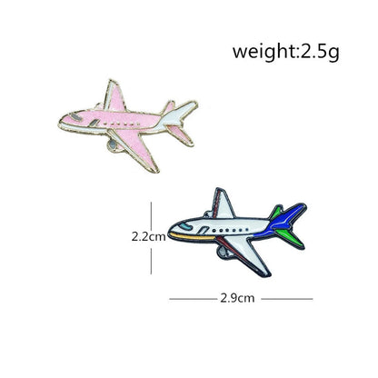 Ig Style Cute Airplane Alloy Unisex Brooches