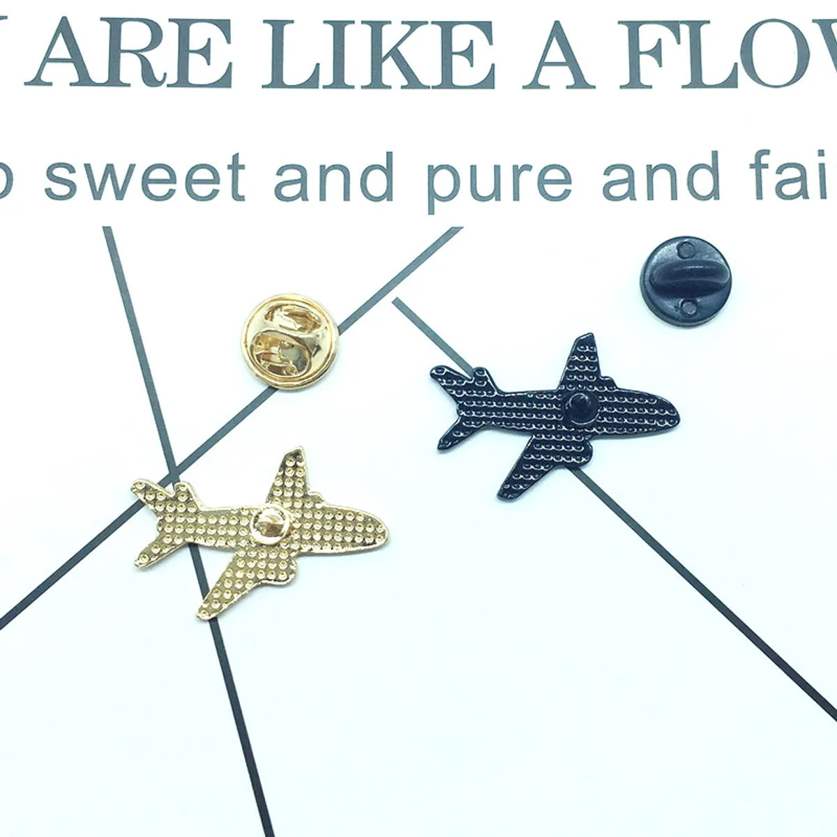 Ig Style Cute Airplane Alloy Unisex Brooches