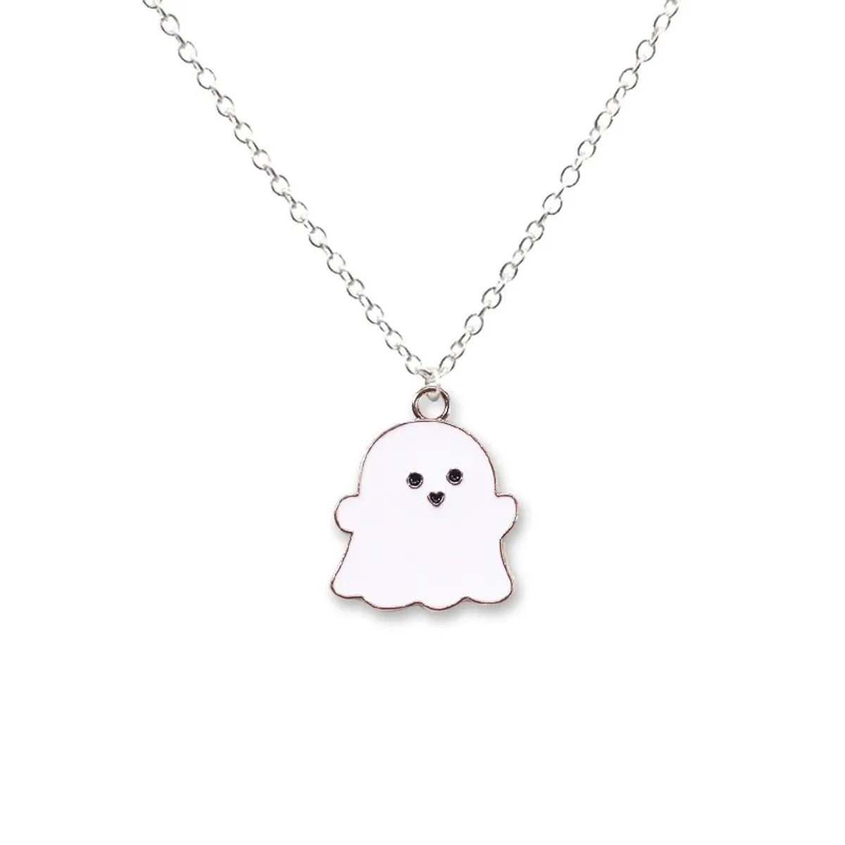 Ig Style Cute Ghost Alloy Enamel Plating Unisex Pendant Necklace