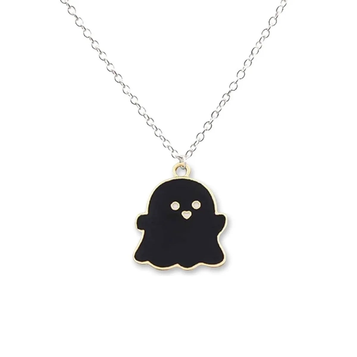 Ig Style Cute Ghost Alloy Enamel Plating Unisex Pendant Necklace