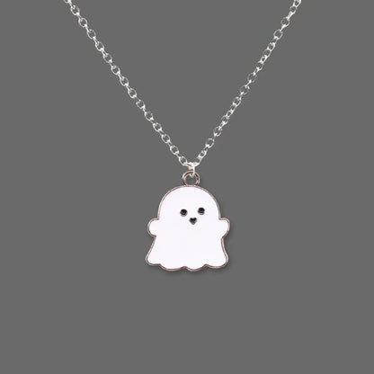 Ig Style Cute Ghost Alloy Enamel Plating Unisex Pendant Necklace