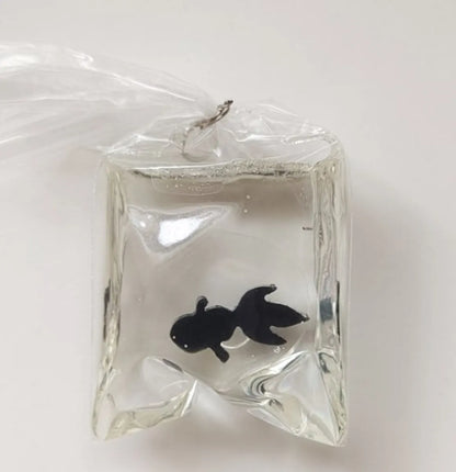 Ig Style Cute Goldfish Carp Resin Epoxy Jewelry Accessories