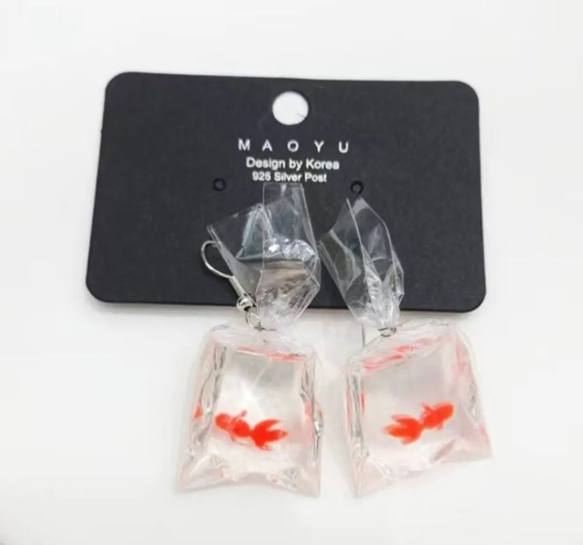 Ig Style Cute Goldfish Carp Resin Epoxy Jewelry Accessories