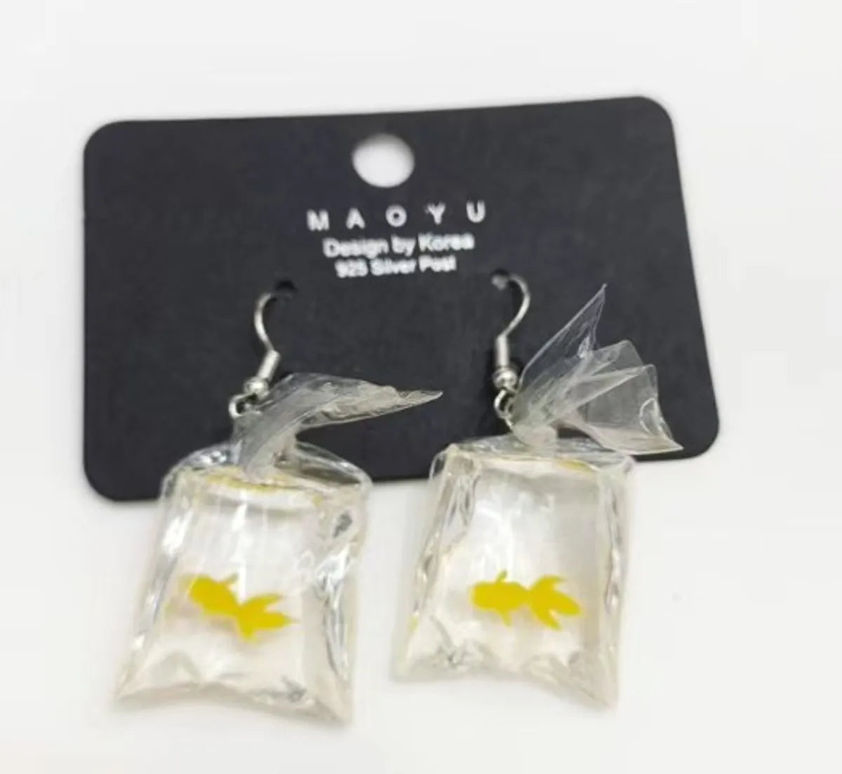 Ig Style Cute Goldfish Carp Resin Epoxy Jewelry Accessories