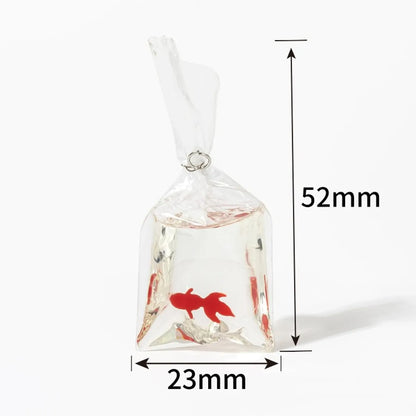 Ig Style Cute Goldfish Carp Resin Epoxy Jewelry Accessories