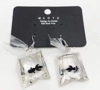 Ig Style Cute Goldfish Carp Resin Epoxy Jewelry Accessories