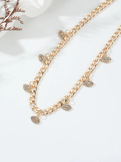 IG Style Devil'S Eye Alloy Wholesale Pendant Necklace