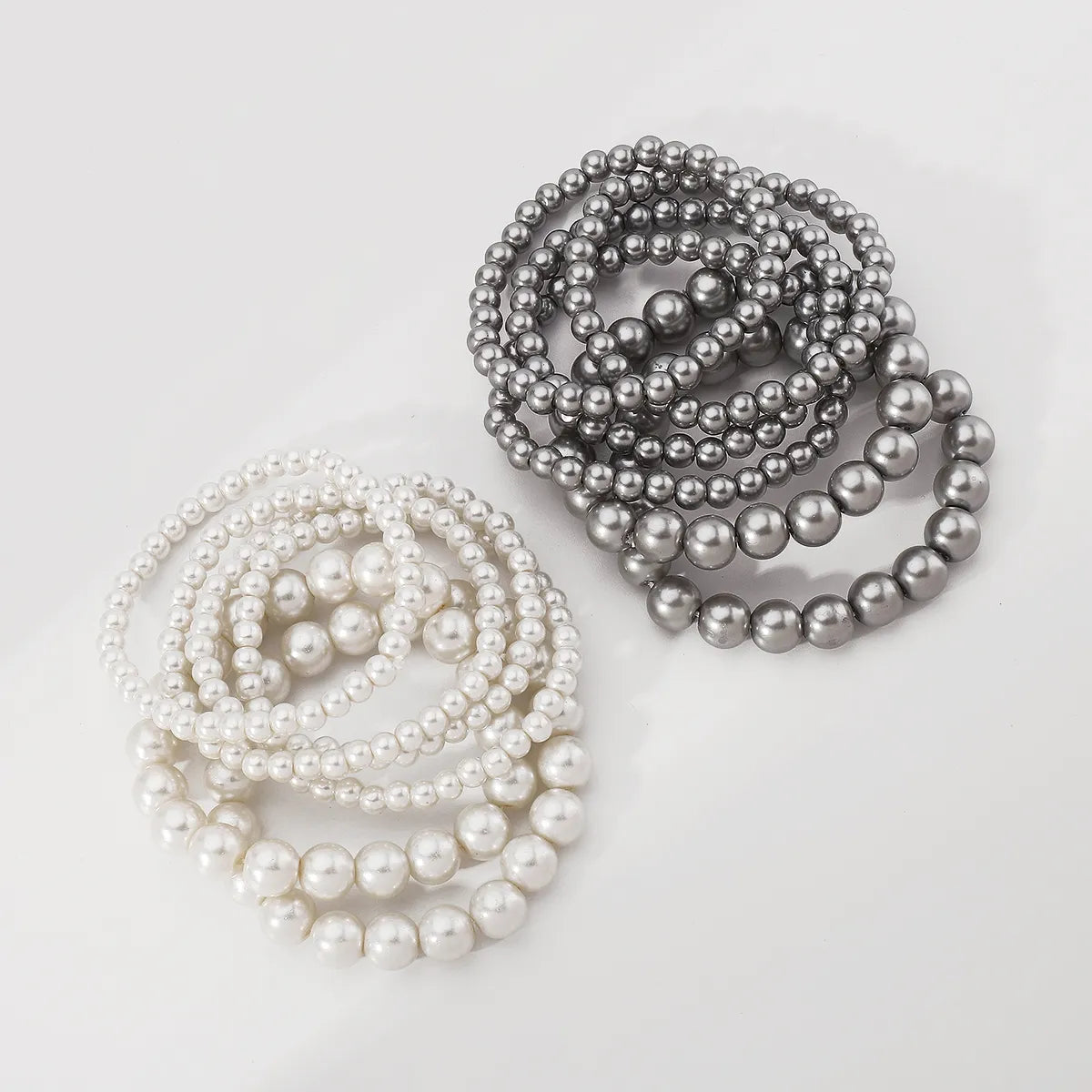 IG Style Elegant French Style Round Imitation Pearl Wholesale Bracelets