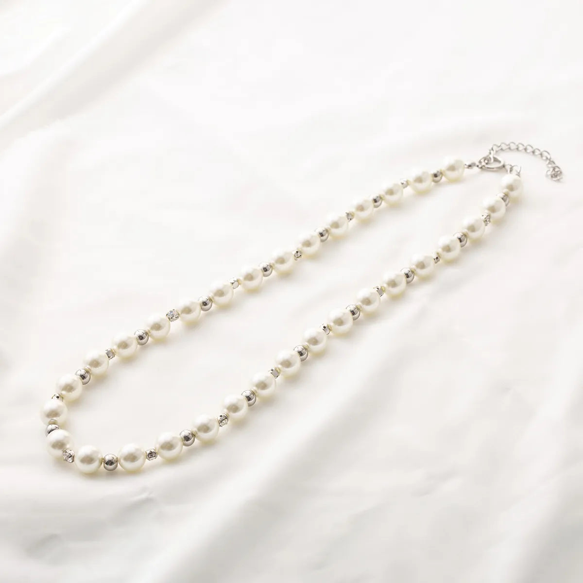 IG Style Elegant Geometric 304 Stainless Steel Imitation Pearl Beaded Women's Necklace