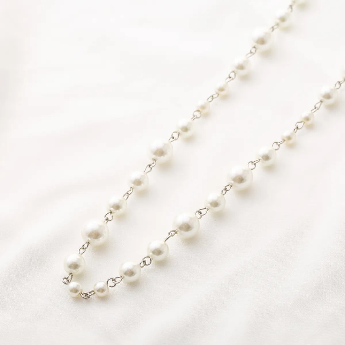 IG Style Elegant Geometric 304 Stainless Steel Imitation Pearl Beaded Women's Necklace