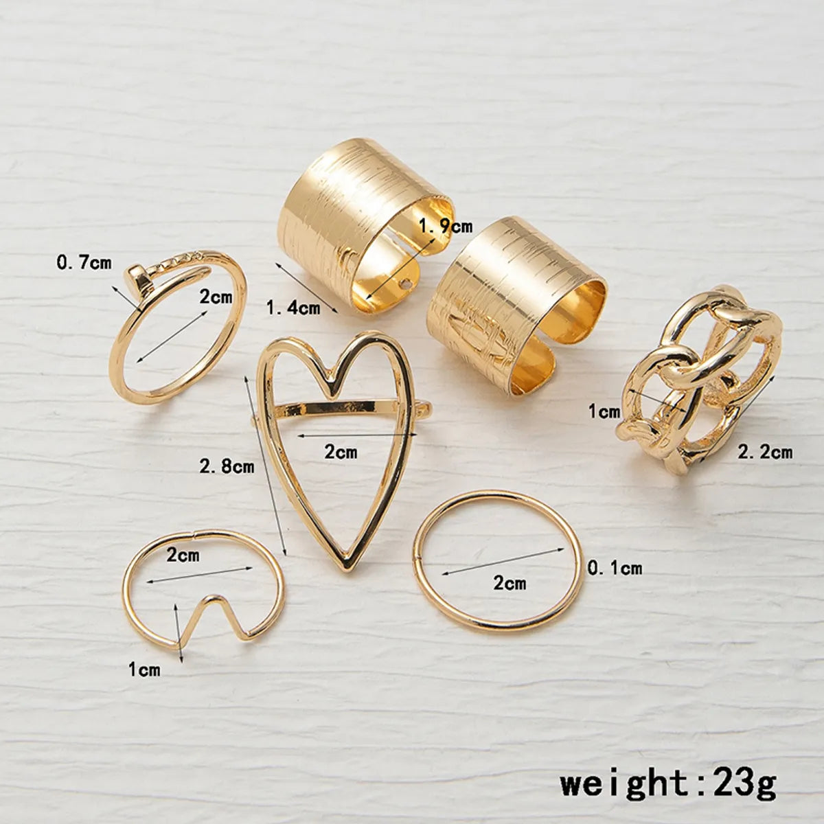 Ig Style Elegant Geometric Alloy Stone Plating Inlay Artificial Gemstones Gold Plated Women's Rings