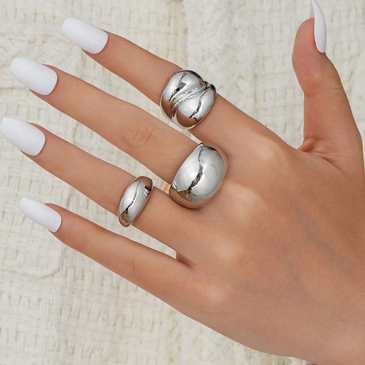 IG Style Elegant Geometric Alloy Women's Rings