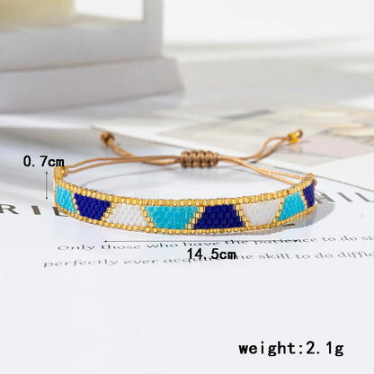 Ig Style Ethnic Style Geometric Glass Handmade Unisex Bracelets