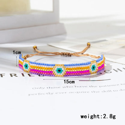 Ig Style Ethnic Style Geometric Glass Handmade Unisex Bracelets