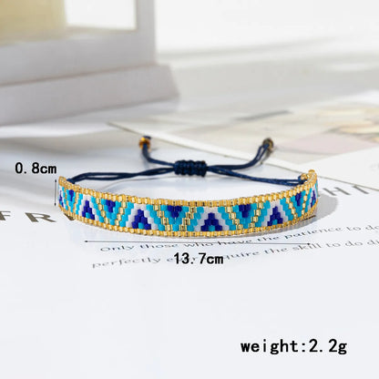 Ig Style Ethnic Style Geometric Glass Handmade Unisex Bracelets