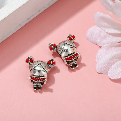 Ig Style Geometric Alloy Enamel Plating Inlay Rhinestones Charms Jewelry Accessories