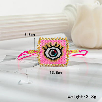 IG Style Geometric Eye Glass Knitting Women's Bracelets